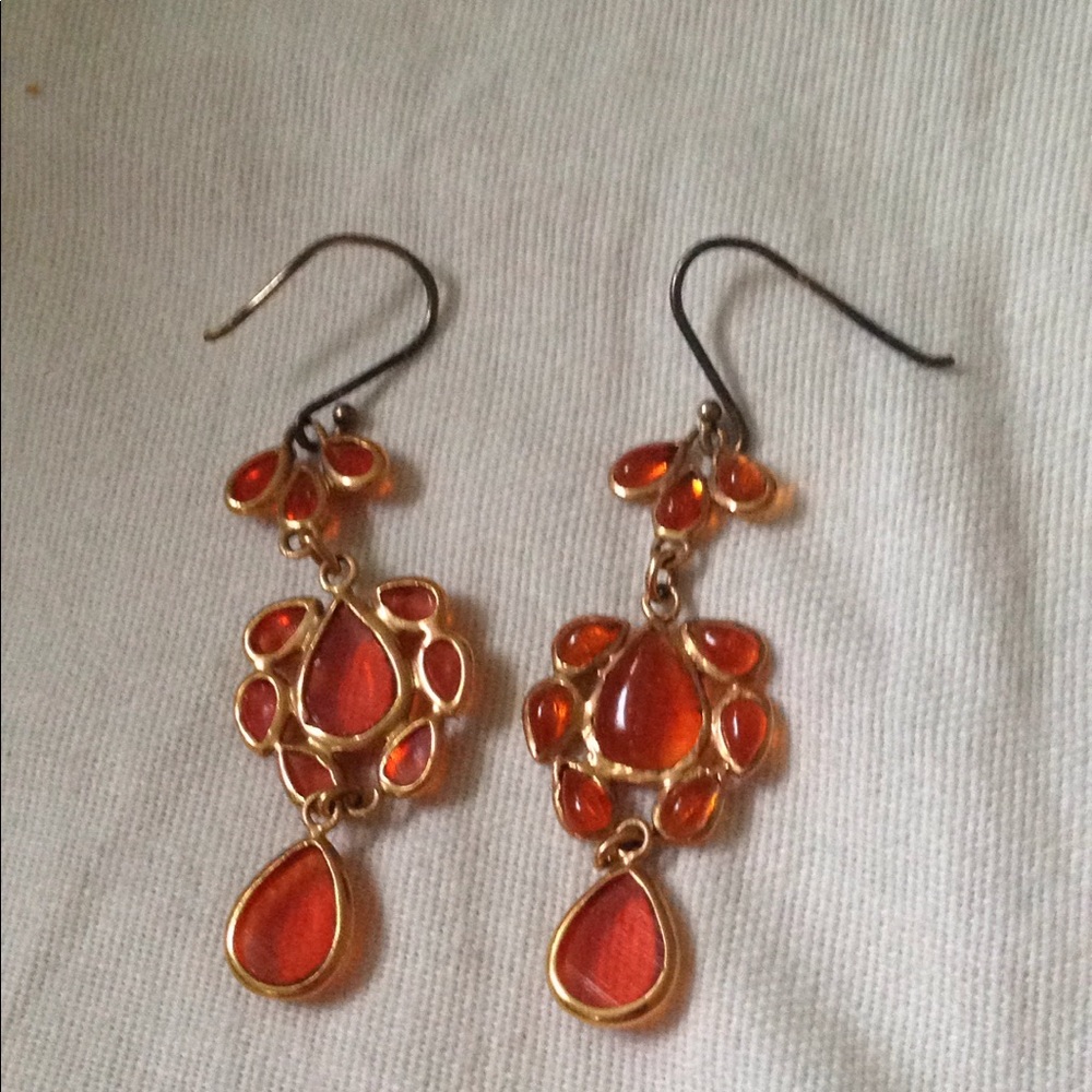 Orange Earrings - image 1